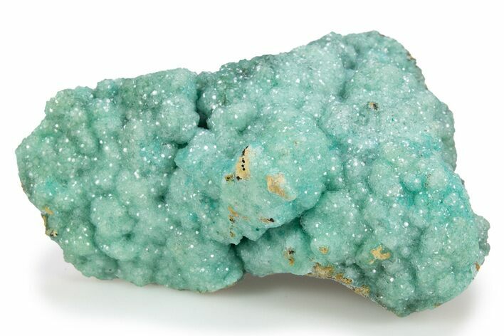 Sparkling Vibrant Blue Botryoidal Smithsonite - Congo-Brazzaville #302226